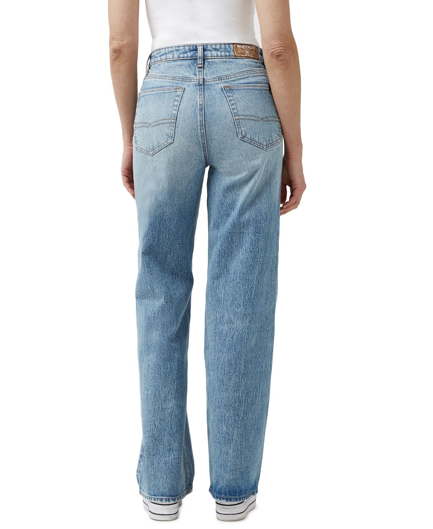 Buffalo Women's Addie High Rise Wide Leg Jeans