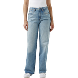 Buffalo Women's Addie High Rise Wide Leg Jeans Front_Flat