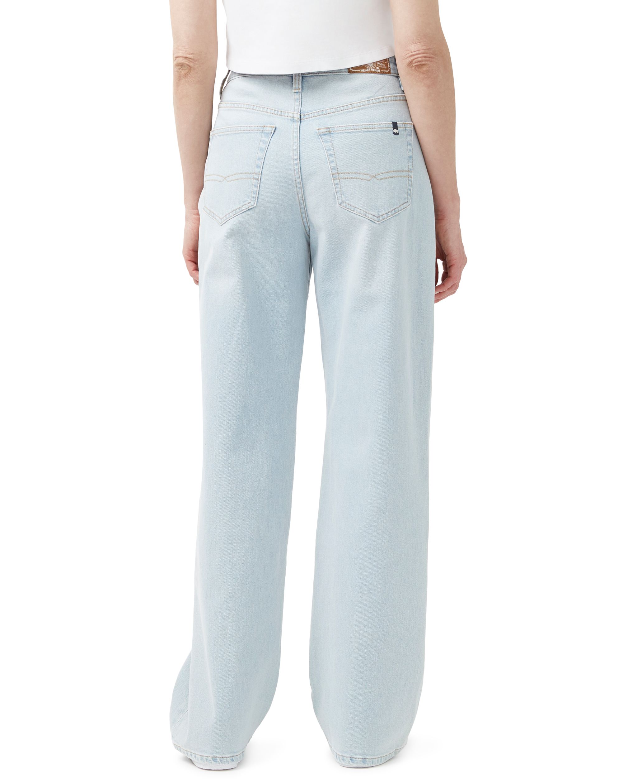 Buffalo Women's Jennifer Super High Rise Loose Straight Jeans