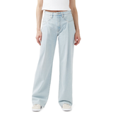 Buffalo Women's Jennifer Super High Rise Loose Straight Jeans Front_Flat