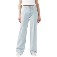 Buffalo Women's Jennifer Super High Rise Loose Straight Jeans Front_Flat