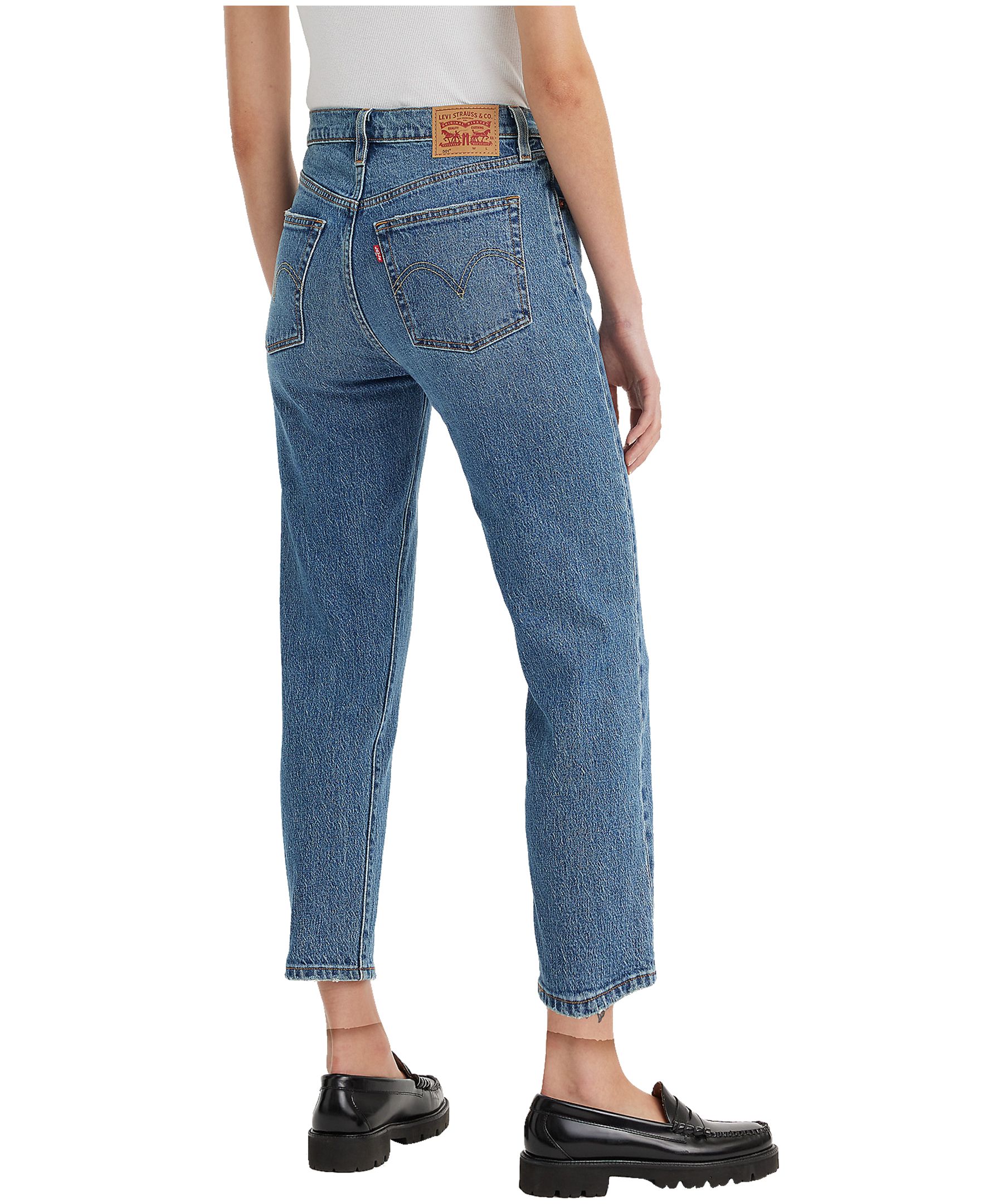 Levi High Waisted Straight Leg Jeans Levi's Women's 501 Originals