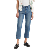 Levi's Women's 501 Originals® High Rise Straight Leg Crop Jeans Front_Three_Fourths_Angled_Right