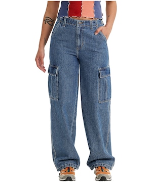 Levi's Women's '94 Baggy Mid Rise Vintage Fit Straight Leg Cargo Jeans