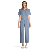 Levi's Women's Short Sleeve Heritage Jumpsuit Front_Flat