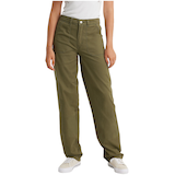 Levi's Women's High Rise Straight Leg Utility Pants Front_Flat