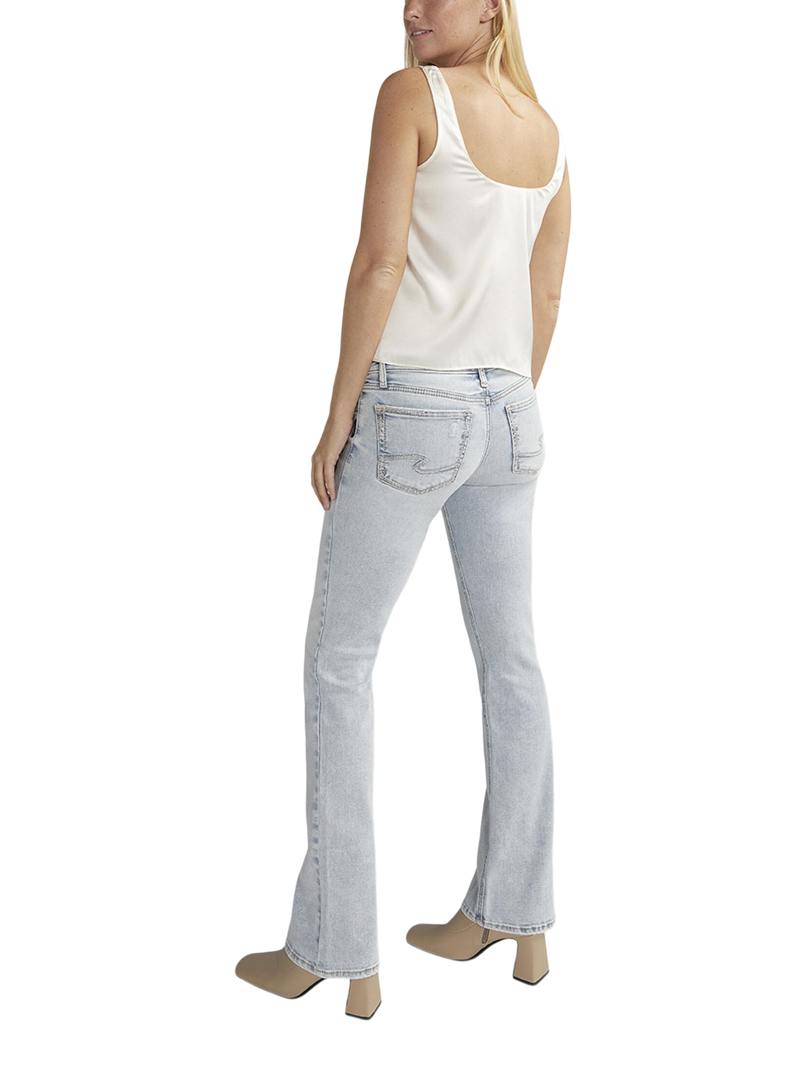 Silver Women's Tuesday Low Rise Slim Fit Boot Cut Jeans