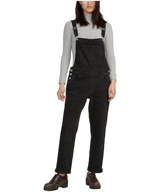Silver Baggy Fit Straight Jambe Denim Survêtements pour femme