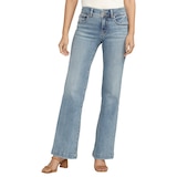 Silver Women's Suki Mid Rise Curvy Fit Trouser Jeans Front_Flat