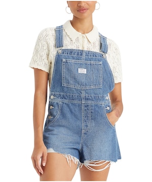 Salopette courte rétro en denim pour femmes, Levi's
