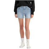 Levi's Women's Mid Rise Slim Fit Mid Length Jean Shorts Front_Flat