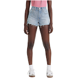 Levi's Women's 501 Originals High Rise Mid Length Jeans Shorts Front_Flat