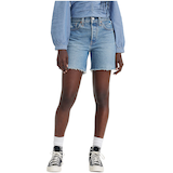 Levi's Women's 501 Originals High Rise Mid Length Jeans Shorts Front_Flat