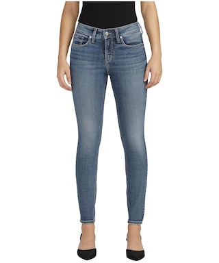 Silver Suki Jeans à mi-côté Courbés pour femme