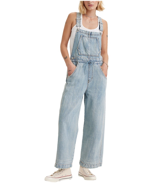 Levi's Women's Not In The Mood Straight Leg Overalls