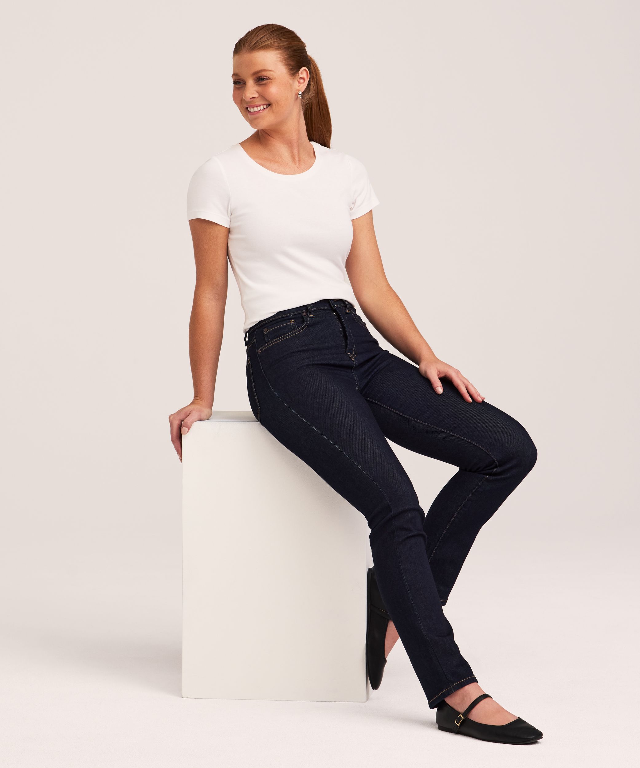 Denver Hayes Women's High Rise Straight Jeans