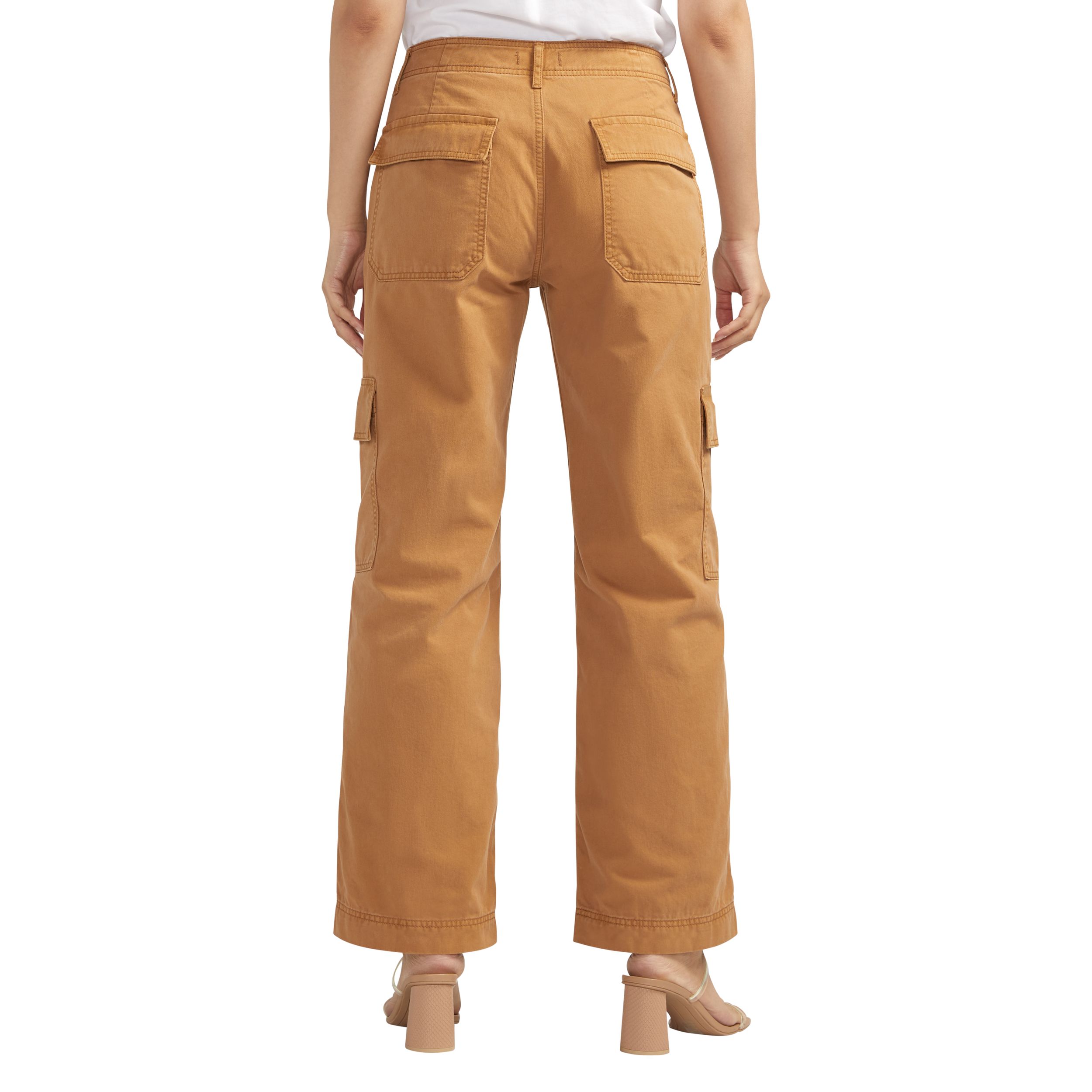 Silver Women's Wide Leg Cargo Pants