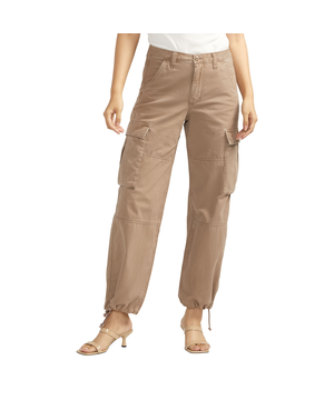 Silver Women's Relaxed Fit Cargo Pants