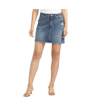 Silver Women's Highly Desirable Mini Skirt