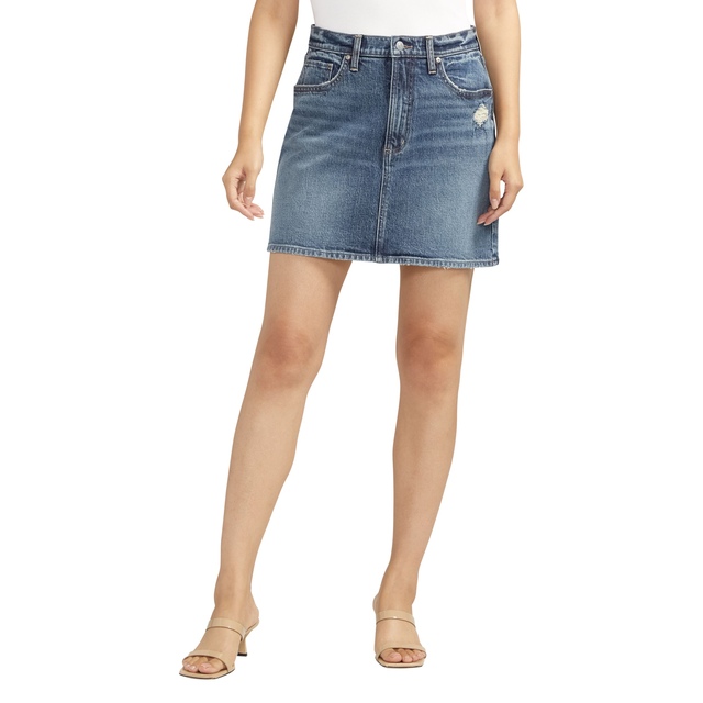 Silver Women's Highly Desirable Mini Skirt