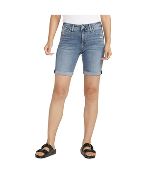 Silver Women's Elyse Mid Rise Comfort Fit Shorts