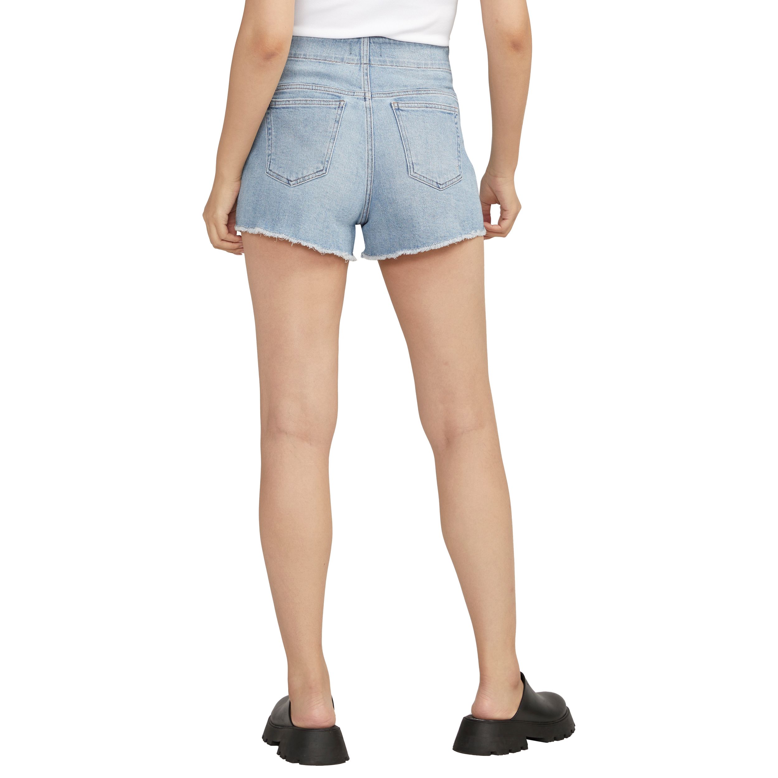 Jupe cargo avec ceinture pour femmes, Silver