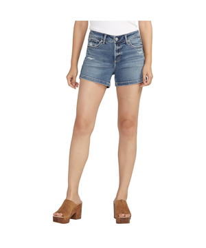 Silver Women's Elyse Mid Rise Comfort Fit Shorts