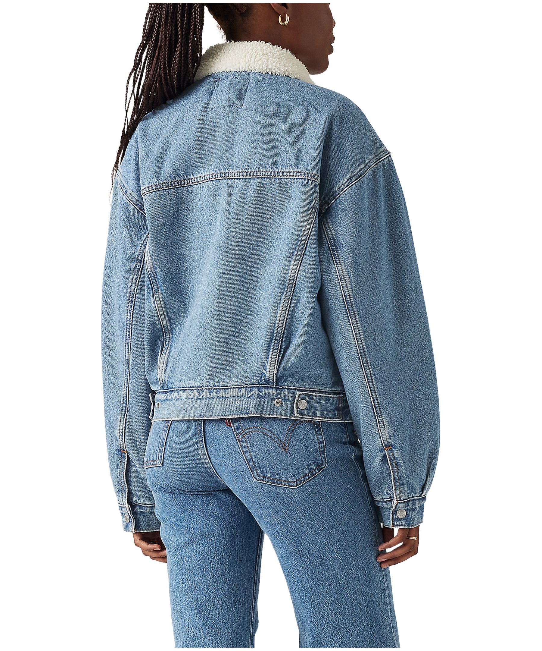 Veste camionneur des années&nbsp;90 doublée en sherpa pour femmes, Levi's