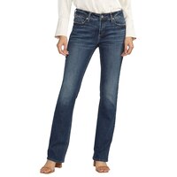 Silver Women's Elyse Slim Bootcut Jeans Front_Flat