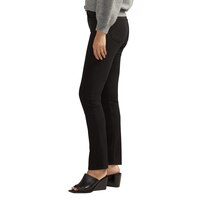 Silver Women's Avery Straight Jeans Side_Left