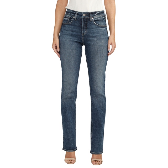 Jean semi-évasé étroit pour femmes, Avery, Silver