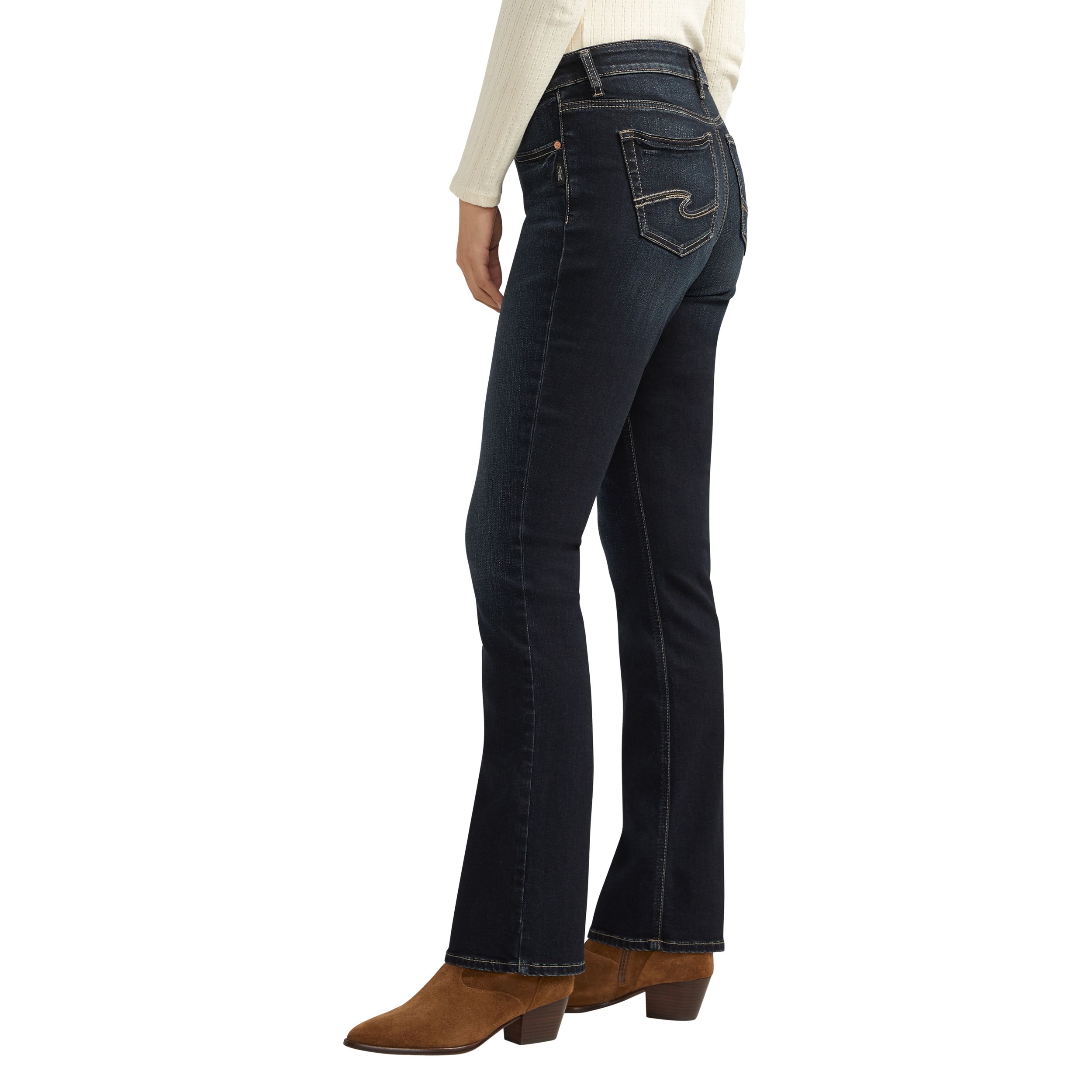 Silver Women's Elyse Mid Rise Slim Bootcut Jeans
