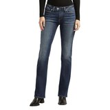 Silver Women's Tuesday Low Rise Slim Bootcut Luxe Stretch Jeans Front_Flat