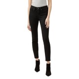 Jean moulant à taille mi-basse en denim Luxe Stretch pour femmes, Suki, Silver Front_Flat