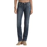 Silver Woman's Suki Mid Rise Slim Bootcut Jeans Front_Flat