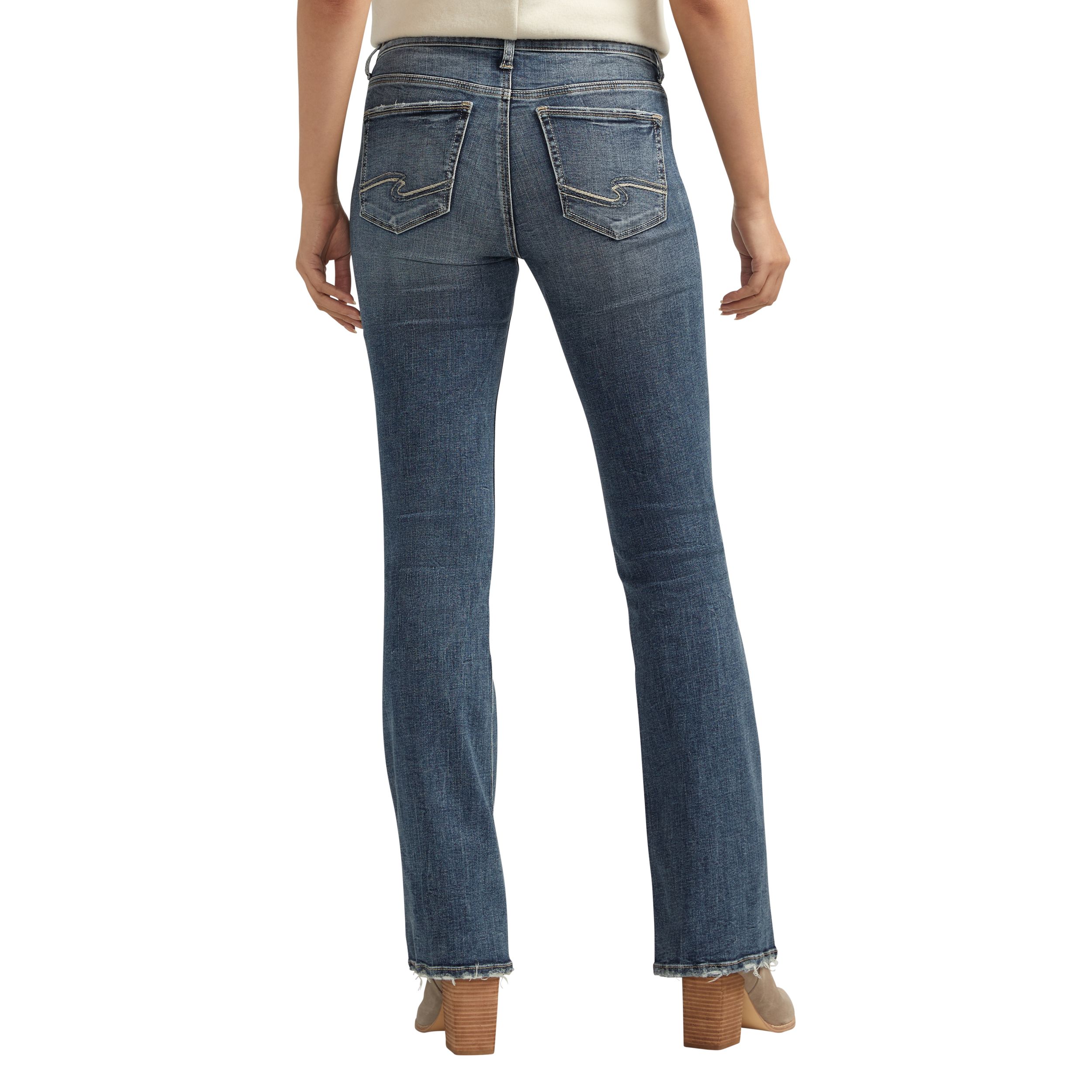 Silver Woman's Suki Mid Rise Bootcut Jeans