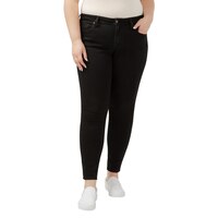 Silver Women's Suki Mid Rise Skinny Leg Luxe Stretch Jeans - Plus Size Front_Flat