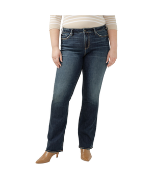 Salopette en jean à coupe ample et à jambe droite pour femmes, Silver