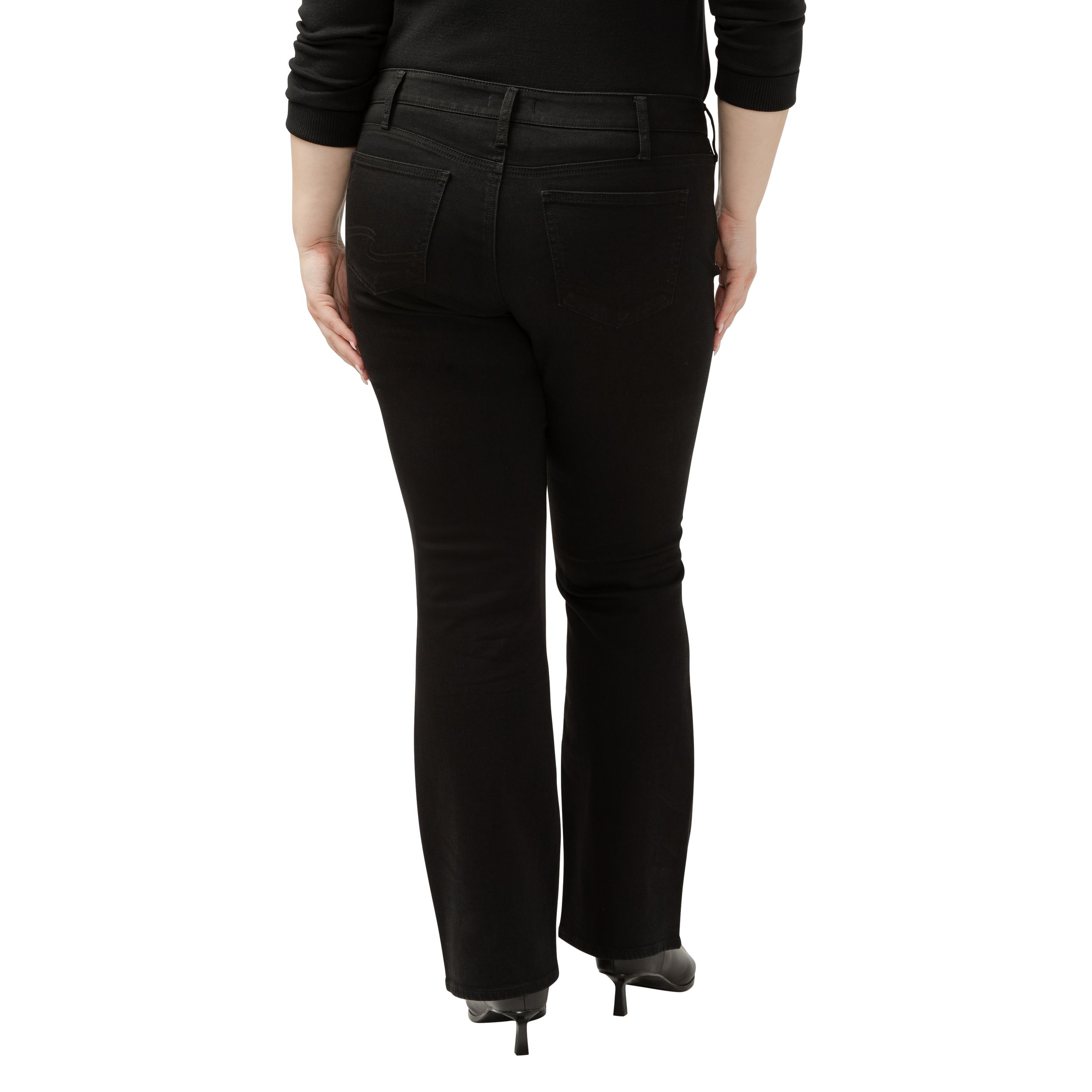 Silver Women's Suki Mid Rise Bootcut Luxe Stretch Jeans