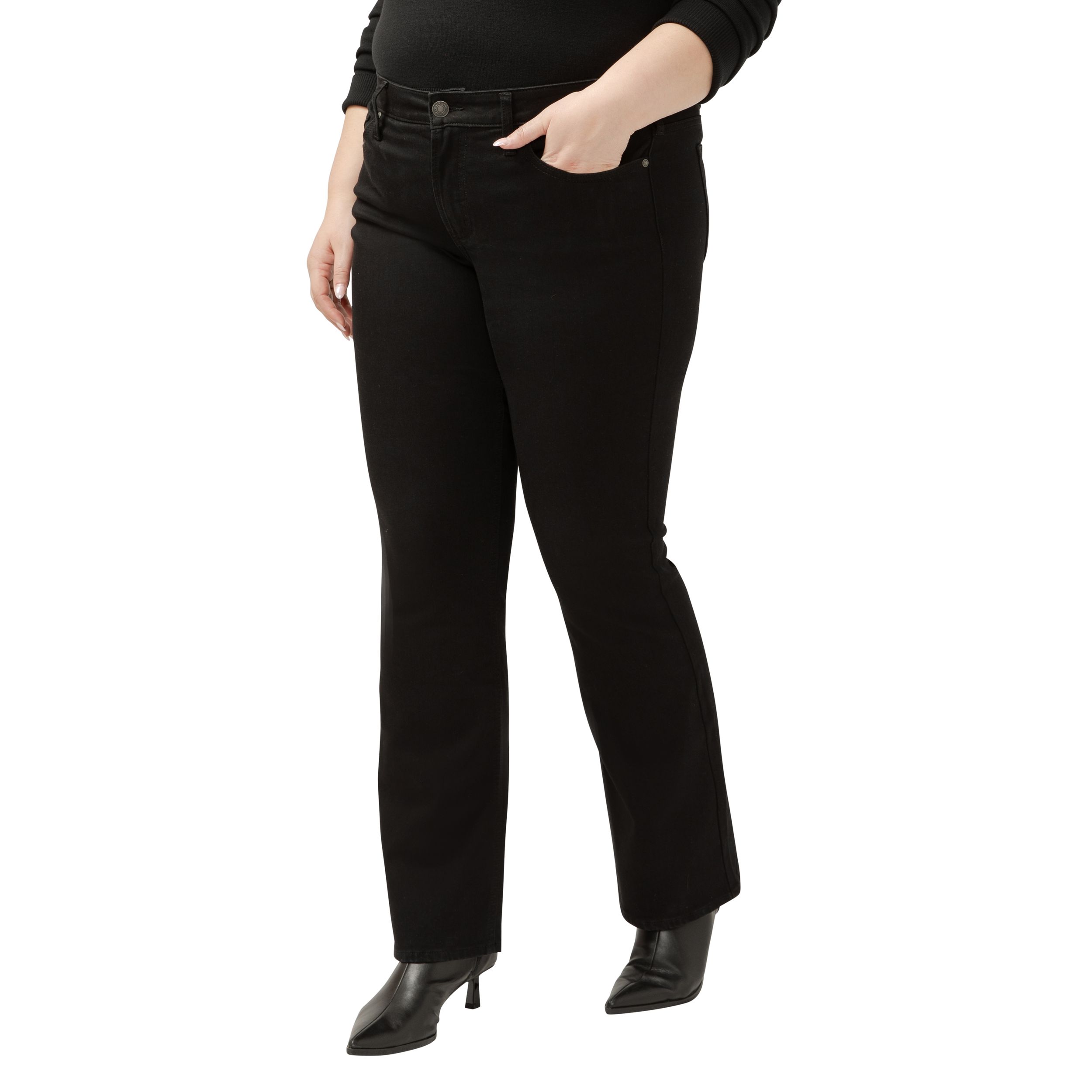 Silver Women's Suki Mid Rise Bootcut Luxe Stretch Jeans