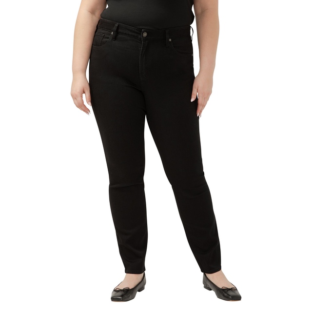 Jean à jambe droite pour femmes, Avery, Silver, taille plus