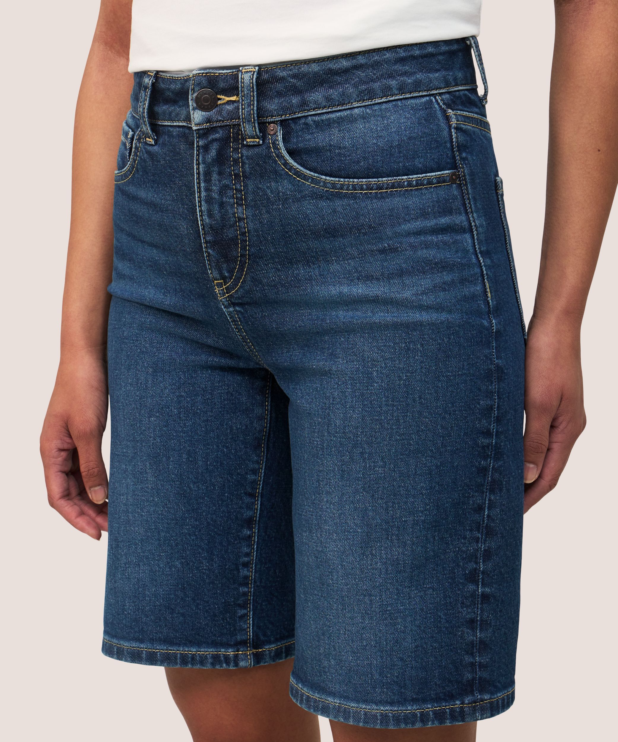 Bermuda à taille haute pour femmes, Denver Hayes