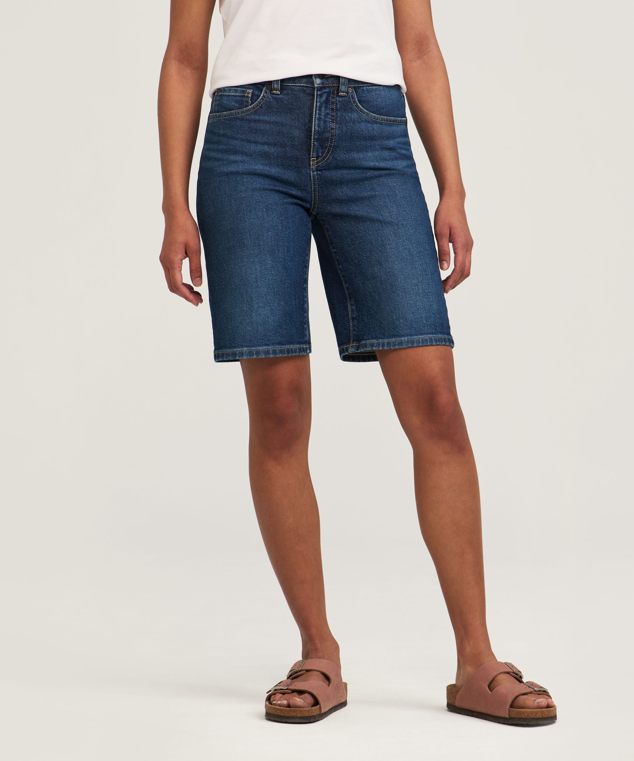 Bermuda à taille haute pour femmes, Denver Hayes