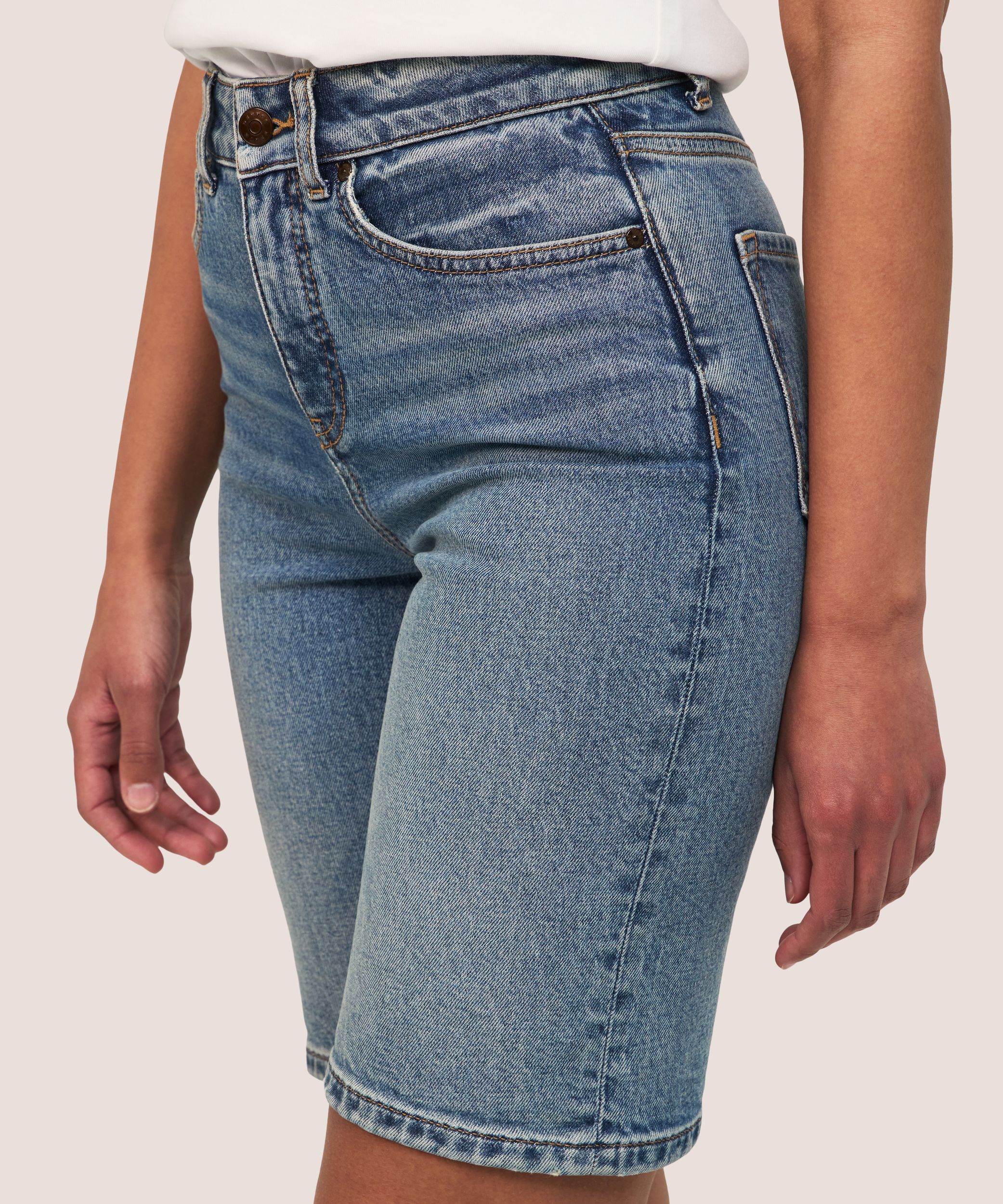 Bermuda à taille haute pour femmes, Denver Hayes