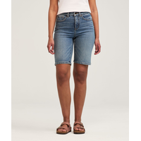 Bermuda à taille haute pour femmes, Denver Hayes Front_Flat