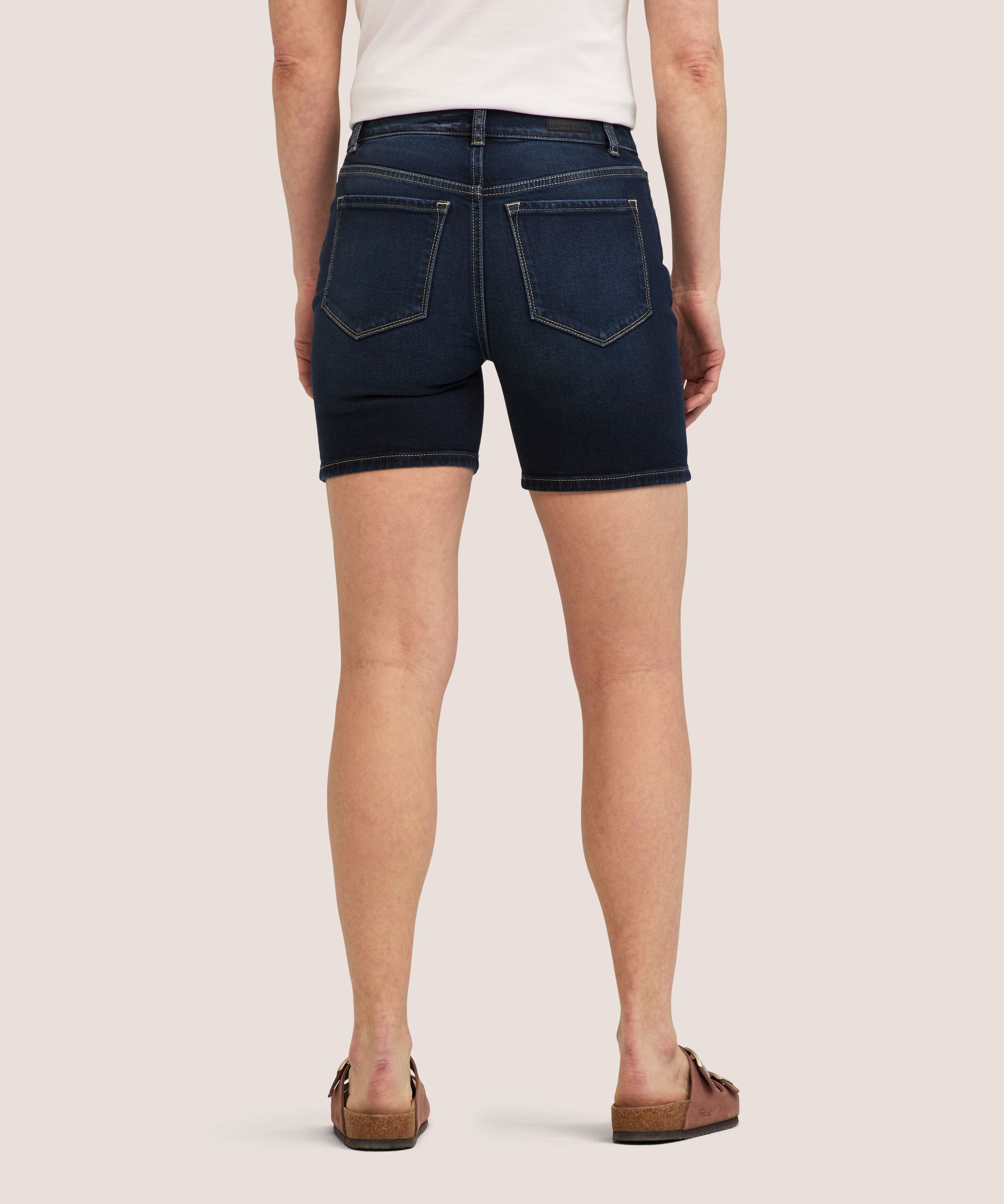 Short mi-long à taille haute pour femmes, Denver Hayes