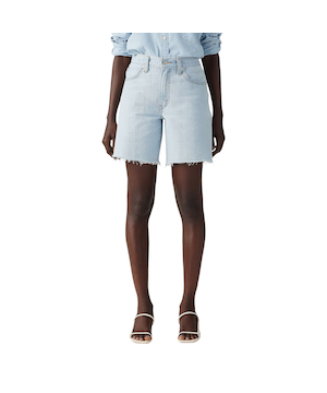 Levi's Women's 94 Baggy Short - Light Indigo Wash