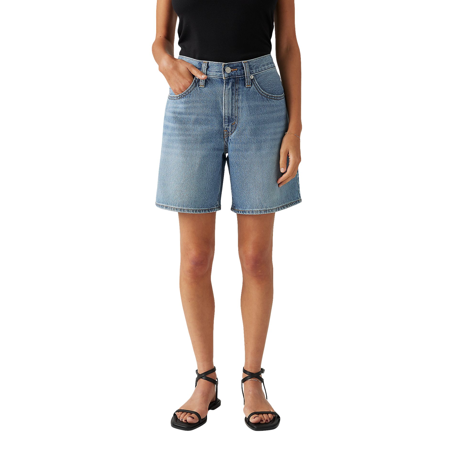 Levi Shorts For Women Levi's High Baggy Shorts Free People Jean