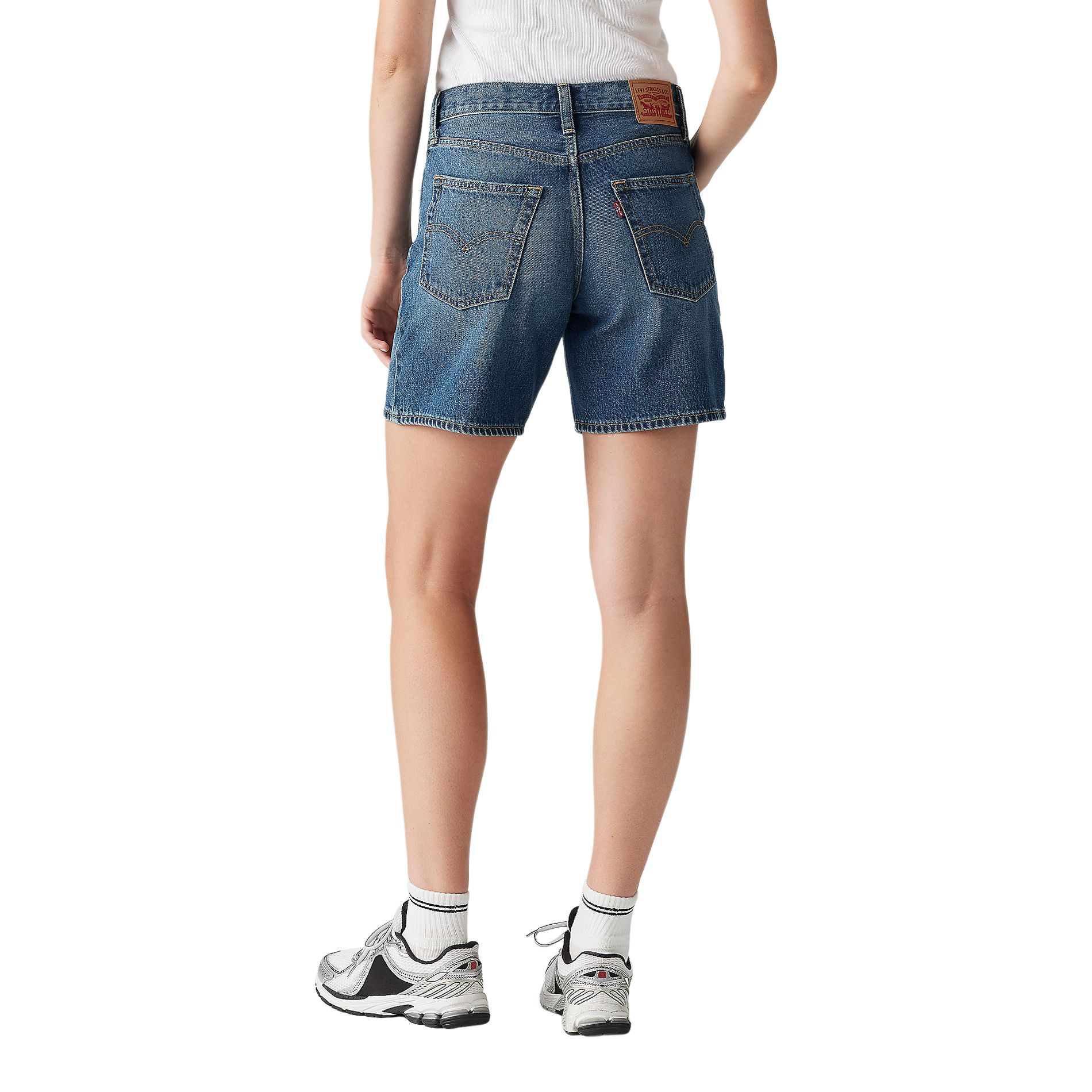 Levi's Women's '94 Baggy Short - Dark Indigo Wash