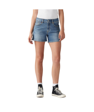 Levi's Women's A-Line Short - Medium Indigo Wash
